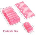AUVON XL 7-Day Pill Organizer with Easy Fill