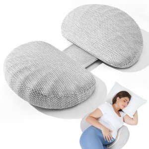 Tinkerz Memory Foam Pregnancy Pillow for Side Sleepers