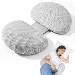 Tinkerz Memory Foam Pregnancy Pillow for Side Sleepers