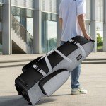 APTY Wheeled Golf Club Travel Bag with Padding