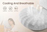 Tinkerz Memory Foam Pregnancy Pillow for Side Sleepers