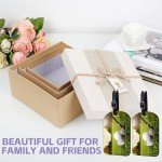 Neidius 2 Pack PU Leather Luggage Tags