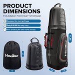 NovaTour Golf Travel Bag with Hard Case Protection