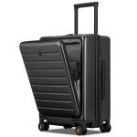 LEVEL8 20 Inch Lightweight Rolling Carry-On Suitcase
