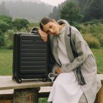 LEVEL8 20 Inch Lightweight Rolling Carry-On Suitcase