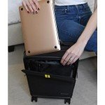 Biaggi Runway Expandable Carry-On Luggage - Black