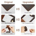 S-ZONE TSA Approved Leather Luggage Tags (2 Pack)