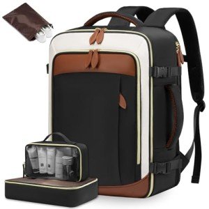LOVEVOOK Women's 40L Travel Backpack with Packing Cubes