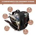 LOVEVOOK Women's 40L Travel Backpack with Packing Cubes