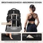 LOVEVOOK Waterproof Carry-On Travel Backpack with Cubes