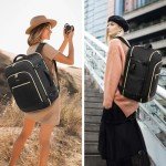 LOVEVOOK Waterproof Carry-On Travel Backpack with Cubes