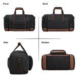 Black Litvyak Canvas Travel Duffle Bag