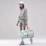 Women's Waterproof Gym Bag with Shoe Compartment