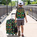 Kids Dinosaur Suitcase Set with Backpack