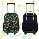 Kids Dinosaur Suitcase Set with Backpack