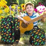 Kids Dinosaur Suitcase Set with Backpack