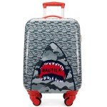 Nautica Kids 18" Shark Attack Rolling Luggage