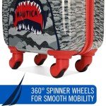 Nautica Kids 18" Shark Attack Rolling Luggage