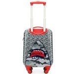 Nautica Kids 18" Shark Attack Rolling Luggage