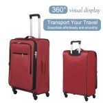 Pianeta 3-Piece Softside Luggage Set - Red
