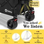 Sekey 48" Collapsible Heavy Duty Garden Cart