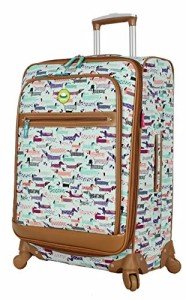 Lily Bloom 24" Expandable Suitcase with Spinner Wheels