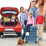 Lightweight Blue 4-Piece Hardshell Luggage Set