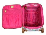 Lily Bloom 24" Expandable Suitcase with Spinner Wheels