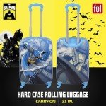 DC Comics Batman 21-Inch Rolling Carry-On Suitcase