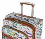 Lily Bloom 24" Expandable Suitcase with Spinner Wheels