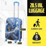 DC Comics Batman 21-Inch Rolling Carry-On Suitcase