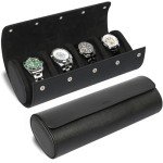 Black Watch Travel Case with 4 Slots