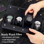 Black Watch Travel Case with 4 Slots