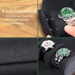 Black Watch Travel Case with 4 Slots