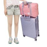 WANDF Water-Resistant Foldable Duffel Bag - Coral Pink