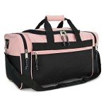 Pink 21" Sports Duffle Bag with Adjustable Strap
