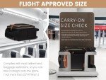 LOVEVOOK 20" Carry-On Luggage with Spinner Wheels