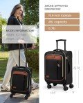 LOVEVOOK 20" Carry-On Luggage with Spinner Wheels