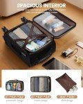 LOVEVOOK 20" Carry-On Luggage with Spinner Wheels