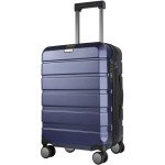 KROSER 20-Inch Expandable Carry-On Luggage with USB Port