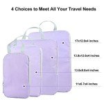 COVAX 4-Piece Purple Packing Cube Set