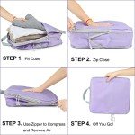 COVAX 4-Piece Purple Packing Cube Set