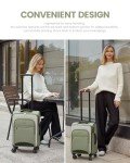 LOVEVOOK 20 Inch Carry On Luggage with Spinner Wheels