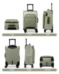 LOVEVOOK 20 Inch Carry On Luggage with Spinner Wheels