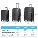 American Tourister 24" Expandable Hardside Luggage, Coral