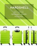 Light Green 3-Piece Hard Shell Luggage Set