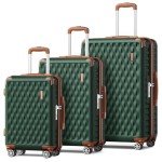 Melalenia 3-Piece Hard Shell Luggage Set