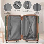Melalenia 3-Piece Hard Shell Luggage Set