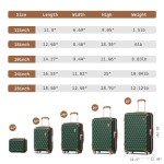 Melalenia 3-Piece Hard Shell Luggage Set