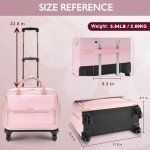 Arcoyard Women's Rolling Briefcase with Spinner Wheels